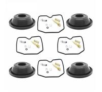 Kit Di Riparazione Carburatore Per K&awasaki Per Ninja 750R 900R ZX 750 900, Membrane Di Depressione, Guarnizioni Per Vite Di Registro, Componenti Di Ricostruzione, 4 Set