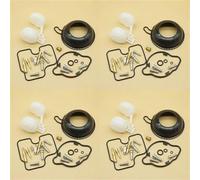 Kit Di Riparazione Carburatore Per Moto Per Per CBR600F Per CBR600F2 Per CBR 600F 600 F2 1991-1994, Kit Di Revisione Con Membrana E Galleggiante Carburatore Ripara Il Kit Di Ricostruzione(Insieme 1)