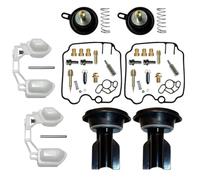 Kit di riparazione carburatore per moto, sistema di alimentazione a membrana galleggiante a stantuffo per Y&amaha XTZ750 per Super Tenere 1989-1997, kit di accessori di riparazione (stile 1)