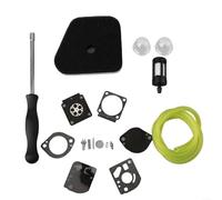 Kit di riparazione carburatore per vari modelli di decespugliatore tra cui FS90, FS110, FS87, HT100, HT101, FS130 con tubo carburante
