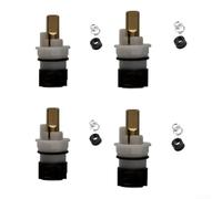 Kit di riparazione cartuccia rubinetto in ottone 5,5 cm a prova di perdite | Ottone e acciaio inossidabile adatto a rubinetti a due maniglie ferma gocciolamento include O-ring e guarnizioni in una