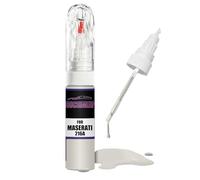 Kit di riparazione con pennello, pennello, graffi e scheggiature, per Maserati Bianco Alpi 216A
