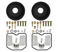Kit di riparazione del carburatore compatibile con CAN 500 EN500 EN 500 1991-1995 2 pezzi Attuatore in metallo Parti di gomma(EN500-XLB-B-2SET)