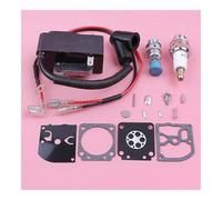 Kit di riparazione del carburatore della bobina di accensione adatto for motosega a decompressione con candela di accensione 445 450 450E, pezzo di ricambio sostitutivo