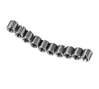Kit di Riparazione del Filo di Elicolio, Kit di Riparazione in Acciaio Inossidabile Inossidabile Riduttore Accessori Hardware in Acciaio Dado di del Filo 10pc M8 X 1,25 M12 X 1,5 12 Mm