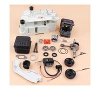 Kit di riparazione del motore superiore dell'albero, cilindro, pistone, bobina accensione, carter da 38 mm, adatto for motosega 018 MS180 017 MS170