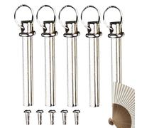 Kit di riparazione del ventilatore a mano - Dadi rivetti del ventilatore pieghevole | Sostituzione albero ventole in rame | Alta resistenza di sostituzione
