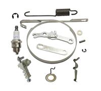Kit di riparazione della cinghia del freno della catena, molla di regolazione dell'ingranaggio a vite senza fine adatta for motosega 018 017 MS170 MS180, parte di ricambio
