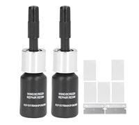 Kit di riparazione della crepa per da 2 pc, per recuperare la crepa liquida recuperare fluido fai da te fluido di riparazione del vetro vari vetro