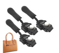 Kit di riparazione della giacca con cerniera - 3 pezzi Heavy Duty Zippers, Detachable Pull Slider Kit, Tool-Free Sostituplacement Zipper for Jackets, Coats, Bags, Jeans, Luggage, Tents | Easy Use
