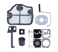 Kit di riparazione della guarnizione dell'asta dell'acceleratore, del filtro dell'aria, adatto for motoseghe 136, 137, 141 e 142. Sostituisce l'OEM for 530029869 e 530029831.
