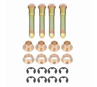 KIT DI RIPARAZIONE DELLA PORTA DELLA CERNIERA DELLA PORTA AUTO FORTE FERROMAGNETISMO GIALLO ZINCO IN ACCIAIO PIATTATO ACCORDO CR-V CRX CX DX EX SI EG6 B16 D16 EK