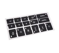 Kit di riparazione dell'adesivo del pulsante della radio del cruscotto dell'aria condizionata per A4 B6 B7 2000-2004 Auto Sticker AC Climatizzazione Pulsante Decalcomanie Adesivi