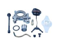 Kit di riparazione dell'oliatore adatto for motosega 372XP 365 372 371 362, tappo, ingranaggio a vite senza fine, manicotto, guarnizione in gomma, pezzo di ricambio