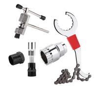 Kit di riparazione di biciclette, Kit di riparazione di mountain bike,Kit di riparazione di biciclette da strada integrato multifunzionale - Strumento di manutenzione portatile con ga