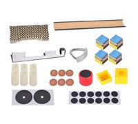 Kit Di Riparazione Di Coda Da Biliardo - Pinza E Modellatore Di Code Con Gessi | Kit Di Manutenzione Completo Per Bastoni Da Biliardo, Forniture Per Riparazione E Ripristino Per Processi Di Billa