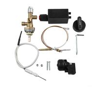 Kit di riparazione di sicurezza per riscaldatore a gas per esterni Kit di controllo di sicurezza con termocoppia in metallo Valvola di guasto della fiamma Manopola di controllo in bachelite per