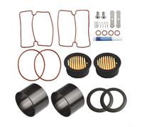 Kit di riparazione e parti del compressore d'aria silenzioso per pistoni a manicotto cilindrico da 1500 W con anelli di tenuta, piastre valvole, elementi filtranti, B