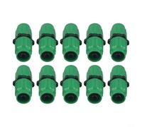 Kit di riparazione espandibile per tubi da giardino, adattatori a connessione rapida, per tubi che perdono da 5/8" 3/4", set di raccordi verdi (10 pezzi)
