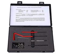 Kit di riparazione filettatura 30 pezzi, chiave per trapano a vite in acciaio inossidabile con inserto filettato M4x0,7 per la riparazione di leghe di alluminio e ricambi auto