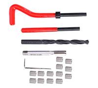 Kit di Riparazione Filettatura Heli Coil, Kit di Rigenerazione M8x1 Set di Maschi per Rigenerazione in Acciaio Inossidabile Kit 20 Pezzi per Manicotto Inserto
