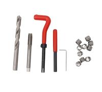Kit di riparazione filettatura M6 x 1,25, manico curvo, facile da usare, acciaio al carbonio, M6 x 1,25, forza uniforme, alta durezza per la casa