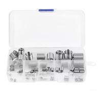 Kit di riparazione filettature, set di inserti Helicoil con per M5 M6 M8 M10 per inserti filettati metrici M12, bobine in acciaio inossidabile 304 per ripristino filettatura interna e fissaggio di