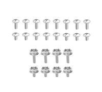 Kit di Riparazione Football,Multifunzionale 24 Pezzi Acciaio Inossidabile Ricambio - Utensili per Manutenzione Adattatore,Per Attrezzatura Sport Del Calcio Riparazione Baseball Sicurezza Manutenzione