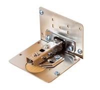 Kit di riparazione for cerniere 20/2 pezzi, piastra di riparazione for cerniere for ante di armadietti, con vite, fissaggio piatto in acciaio inossidabile for armadietti(6PCS)