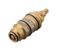 Kit di riparazione for valvola miscelatrice for doccia con cartuccia termostatica di ricambio in ottone, cartucce for rubinetto di controllo della temperatura dell'acqua del bagno