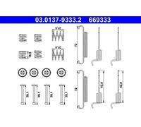 Kit di riparazione ganasce freno 03.0137-9333.2 ATE per HYUNDAI KIA