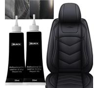 Kit Di Riparazione Graffi e Crepe per Pelle di Sedili Auto, Divani e Scarpe Nero
