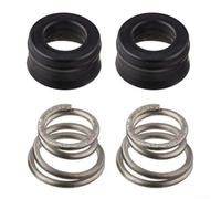 Kit di riparazione guarnizioni O-ring per rubinetto, 8 pezzi, set di rondelle per rubinetto, per riparare perdite d'acqua per cucina, bagno, lavandino, rubinetti, manutenzione idraulica (due)