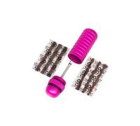 Peaty's Kit Riparazione Tubeless MTB con Forcella Singola - Tappatore Pratico per Forature Pneumatici Bici, 3 Connettori da 3 mm e 1,5 mm, Set Completo per Riparazioni Rapide - Rosa
