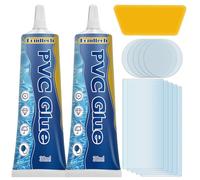 Kit di riparazione impermeabile per piscine idromassaggio, kit di riparazione trasparente per vasche idromassaggio, spa gonfiabili, letti ad aria, castello gonfiabile e gonfiabili, tende, colla in PVC