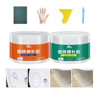 Kit di riparazione in fibra di per vasca,Kit di riparazione vasca in fibra di - Set di fissaggio per trucioli per doccia | Kit di restauro piastrelle, kit di riparazione crepe