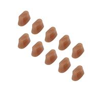Kit di Riparazione in Mattoni in Gomma Flauto Strumento a Vento Blocco di Sostituzione Manutenzione Fai -da -te 10pc Accessori Orchestrali Marroni (Piccolo)