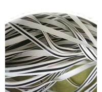 Kit di riparazione in rattan da 197 piedi for mobili da giardino, striscia for tessitura in vimini sintetico PE piatto, larghezza 8 mm, rotolo da 60 m, 1 pezzo(Zebra)