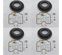 kit di riparazione Kit Di Riparazione Carburatore Per Motociclette Per S&uzuki Per Katana 750 GSX750F Guarnizione Valvola A Spillo Vite Aria Galleggiante A Membrana(4 Diaphragm Kit)