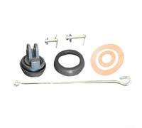 Kit di riparazione manuale per pompa dell'acqua, set da 5 pezzi con asta in ghisa, guarnizioni in pelle, bulloni di sospensione a tazza, per maniglia, pompa fontana, revisione, flusso duraturo