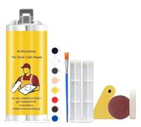 Kit di riparazione multifunzionale per piastrelle e pietre, kit di riparazione per piastrelle in granito e marmo, pasta di riparazione per piastrelle e ceramica, per riparare crepe nella vasca da