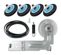 Kit di riparazione per asciugatrice aggiornato compatibile con il kit di ricambio per rullo asciugatrice Samsung, include rullo per asciugatrice DC97-16782A 6602-001655 Cinghia per asciugatrice