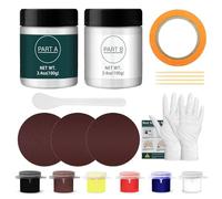 Kit di riparazione per barche, kit di riparazione in fibra di vetro per barche, kit di riparazione gelcoat per riparazione rapida graffi, scheggiature e crepe, forte adesione, adatto per fibra di