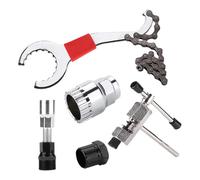 Kit di riparazione per bici - Kit di riparazione multifunzione integrato per bici da strada | Set di strumenti di manutenzione portatile fisso e a gancio posteriore per cambio pneumatici