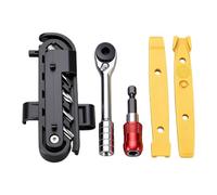 Kit di Riparazione per Bicicletta Chiave A Cricchetto Leve Pneumatici Set