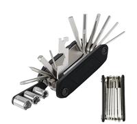 Kit di riparazione per bicicletta, strumenti portatili per la riparazione delle forature, contiene un set di pinze ergonomiche portatili con comodi alti per la manutenzione di motocicli e