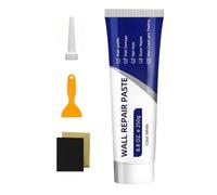 Kit di Riparazione per Cartongesso | Anticrepa Durevole 250g con Spatola e Asciugatura Rapida | Kit Riparazione Buchi Pareti - Per Battiscopa, Fessure, Ammaccature, Piccoli Fori, Camere e Uffici