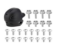 Kit di riparazione per caschi da calcio, 12 mm, 10 mm, 24 pezzi, viti in acciaio, per softball, baseball, ragazze, ragazzi, principianti professionisti
