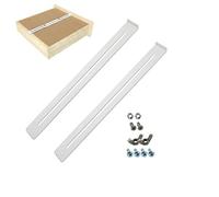 Kit di riparazione per cassetti in acciaio resistente, staffa di rinforzo, facile e veloce da fissare sul fondo del cassetto cedimento/rotto, rinforzo dell'armadio per cassetti in legno/truciolato (A)