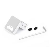 Kit di riparazione per cofano motore per Honda Civic per elemento CRV, maniglia in alluminio per un facile funzionamento 1996 2011 (argento)